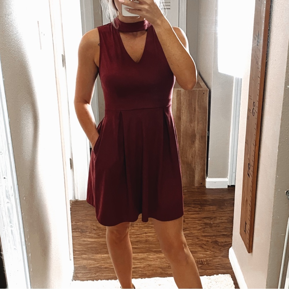 J. Roberts Faux Sueded Pocket Dress size Small - Picture 8 of 8